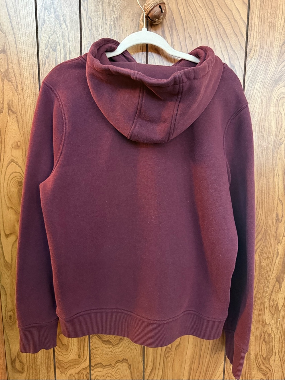 Carhartt Women’s L Relaxed Fit Burgundy Pullover Hoodie Sweatshirt 102790 - Picture 2 of 6